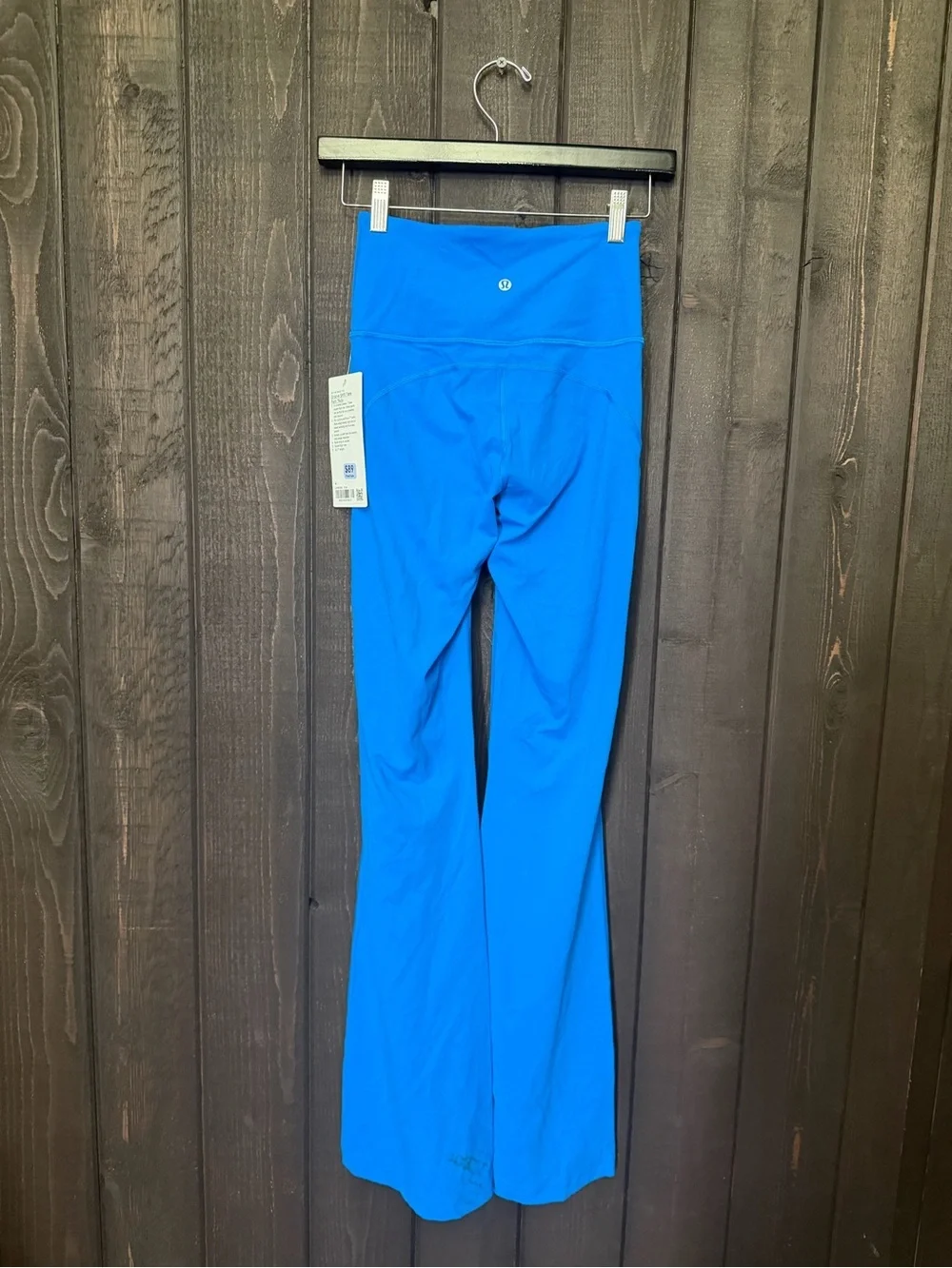NWT Lululemon Groove SHR Nulu Flare Pant Nulu Blue Super High Rise 32.5” Inseam